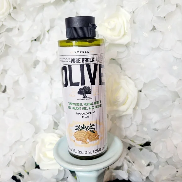 Korres Pure Greek Olive Shower Gel IN Herbal Honey - Picture 2 of 5